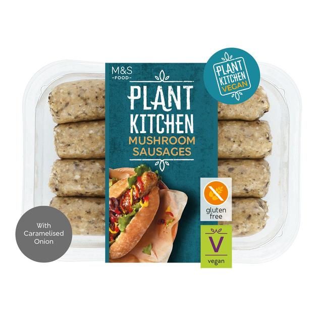 M&S Veggie Mushroom Sausages   320g