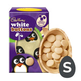 Cadbury White Chocolate and White Buttons Easter Egg   98g