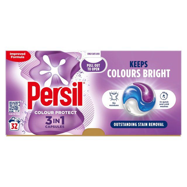 Persil 3 in 1 Laundry Washing Capsules Colour   32 per pack