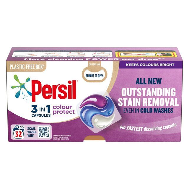 Persil 3 in 1 Laundry Washing Capsules Colour   32 per pack GOODS M&S   