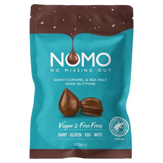 NOMO Sea Salt & Caramel Buttons Share Bag   110g