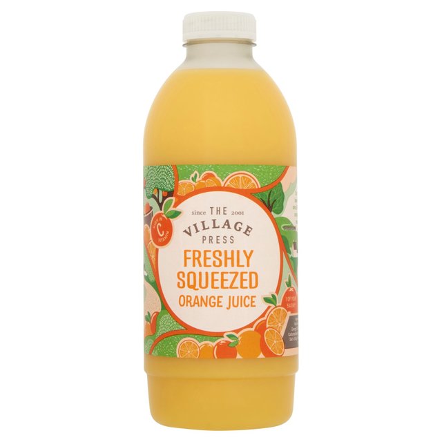 The Village Press Freshly Squeezed Orange Juice   1L