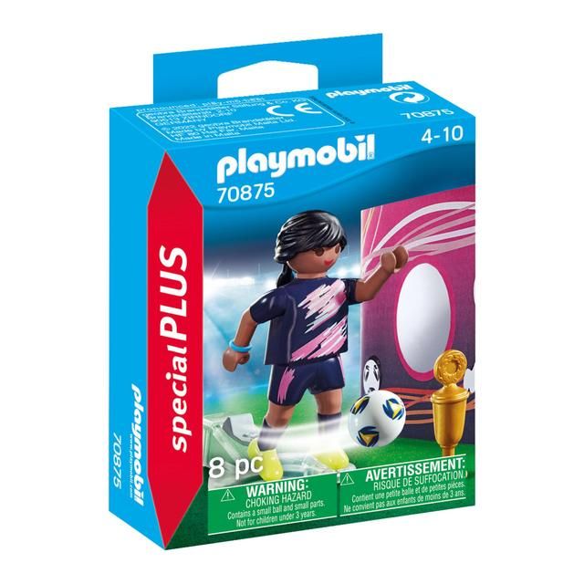 Playmobil 70875 Special Plus Soccer Player with Goal GOODS M&S   