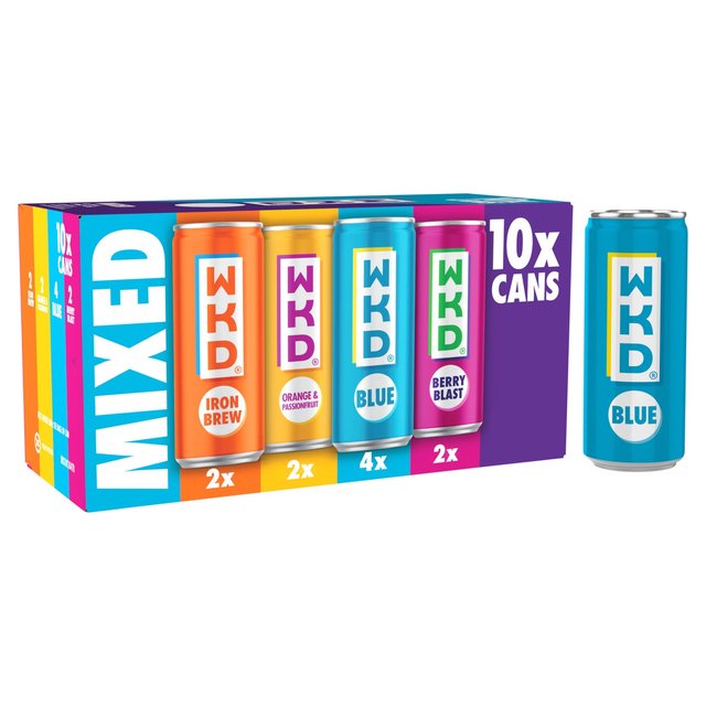 WKD Mixed Premixed Drink   10 x 250ml GOODS M&S   