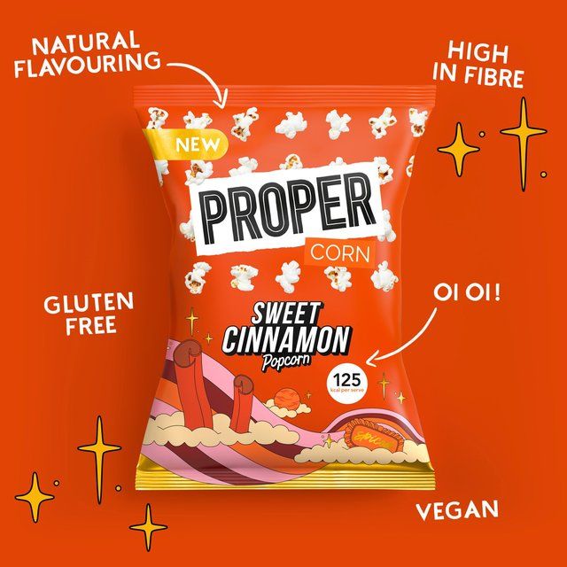 Propercorn Sweet Cinnamon Popcorn   90g