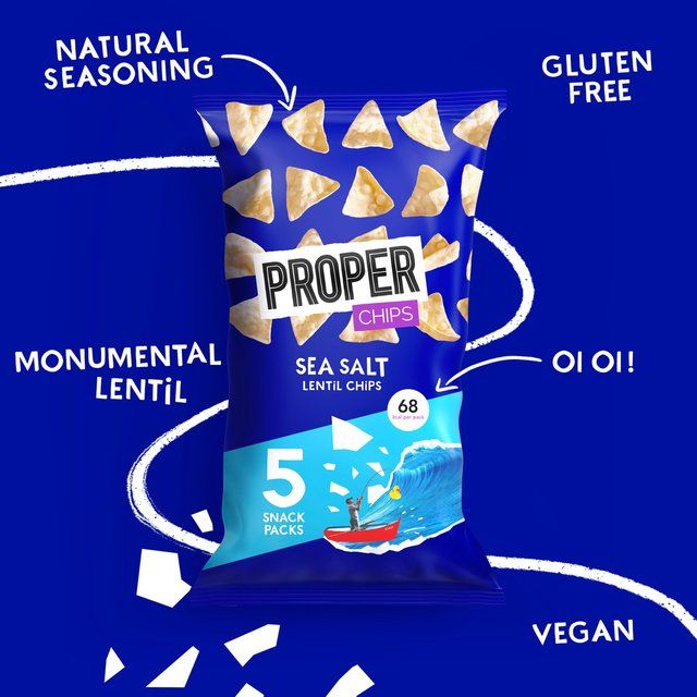 Properchips Sea Salt Multipack   5 x 14g