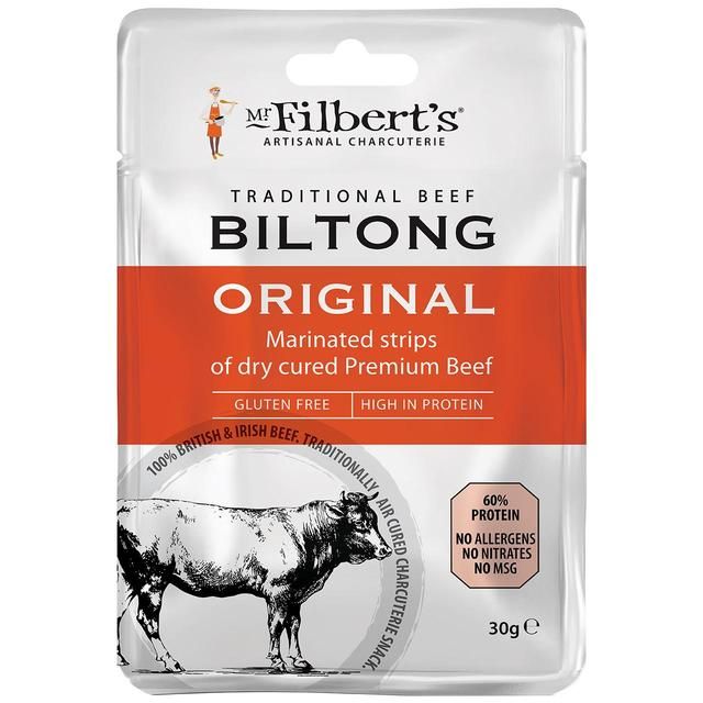 Mr Filberts Traditional Beef Biltong - Original   30g GOODS M&S   