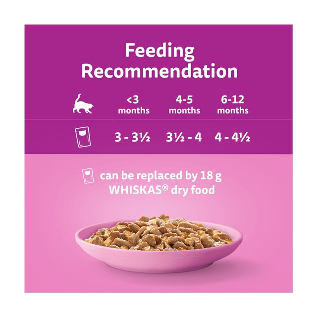 Whiskas Kitten 2-12months Mixed Fish & Meat in Jelly   12 x 85g GOODS M&S   