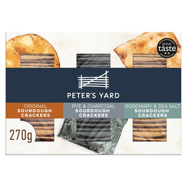 Peter's Yard Sourdough Crackers Selection Box   270g