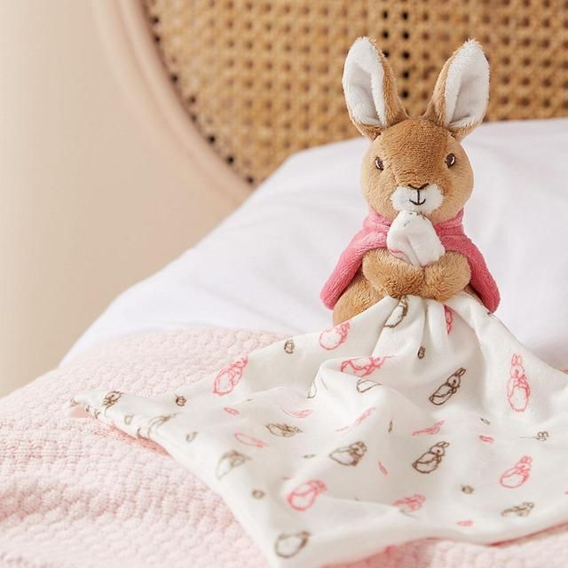 M&S Unisex Peter Rabbit Flopsy Comforter One Size Pink Mix