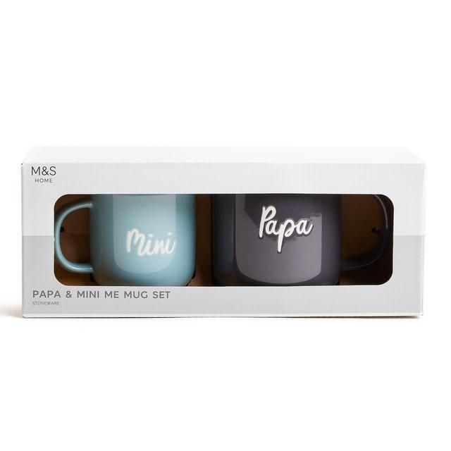 M&S Papa and Mini Me Mug 1SIZE Multi