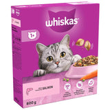 Whiskas 1+ Adult Dry Cat Food with Salmon   800g GOODS M&S   