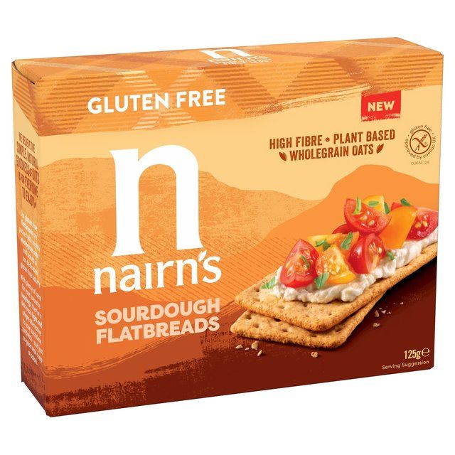 Nairns Gluten Free Sourdough Flatbreads   125g GOODS M&S   