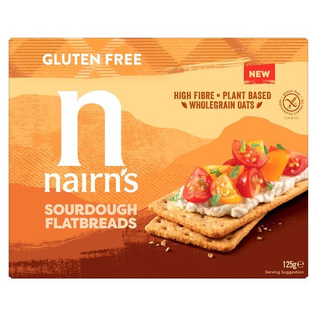 Nairns Gluten Free Sourdough Flatbreads   125g