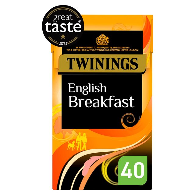 Twinings English Breakfast Tea   40 per pack