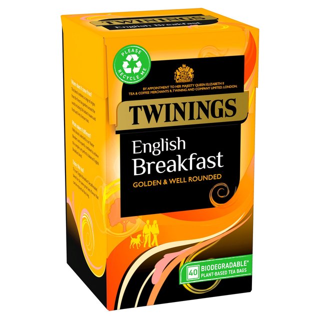 Twinings English Breakfast Tea   40 per pack GOODS M&S   