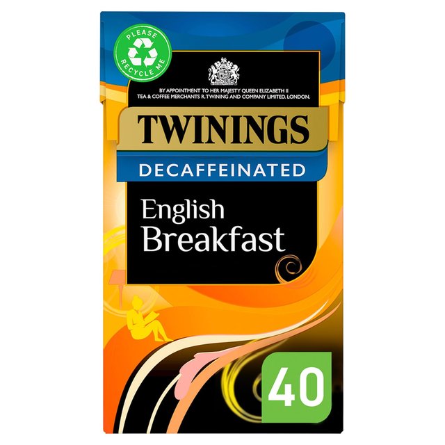 Twinings Decaffeinated English Breakfast Tea    40 per pack GOODS M&S   