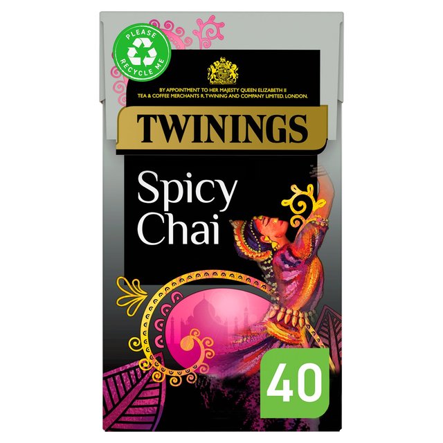 Twinings Spicy Chai Tea   40 per pack