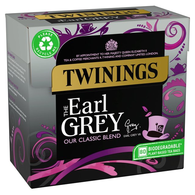 Twinings Earl Grey Tea 80 Tea Bags   80 per pack GOODS M&S   
