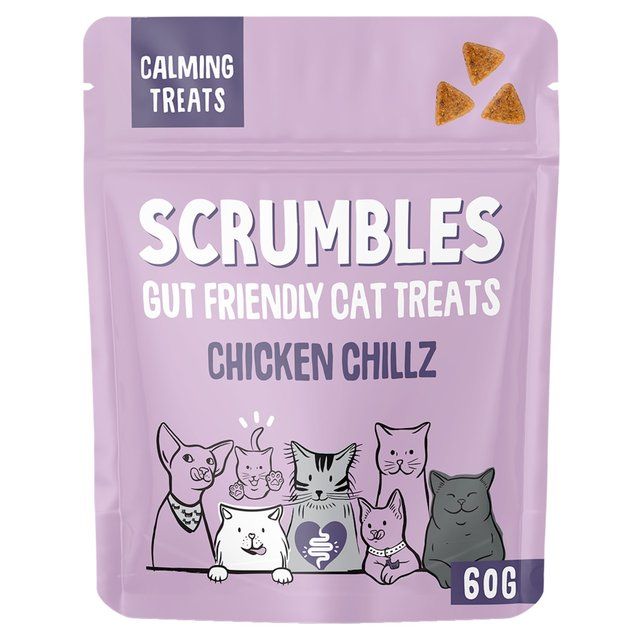 Scrumbles Chillz Calming Cat Treats   60g