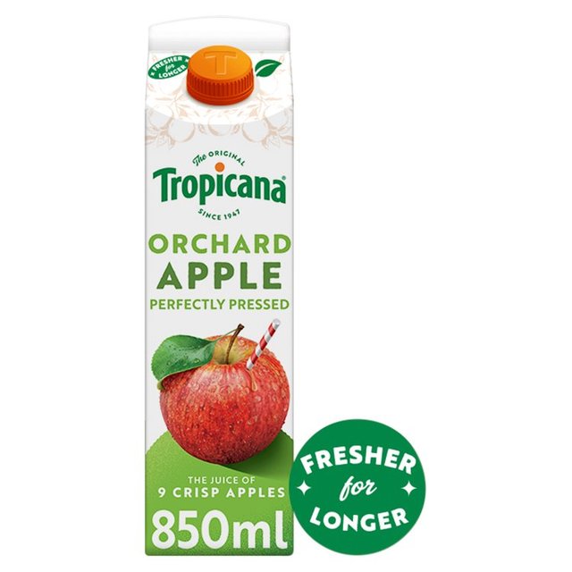 Tropicana Long Life Apple Fruit Juice   850ml GOODS M&S   