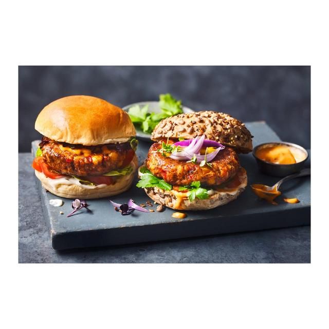 M&S Chickpea & Courgette Harissa Burgers   226g