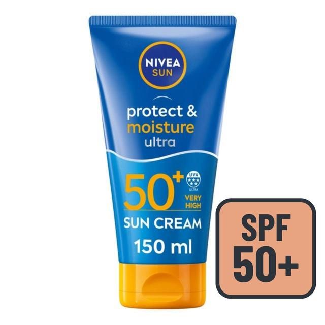 NIVEA SUN Protect & Moisture Ultra SPF 50+ Sun Cream   150ml