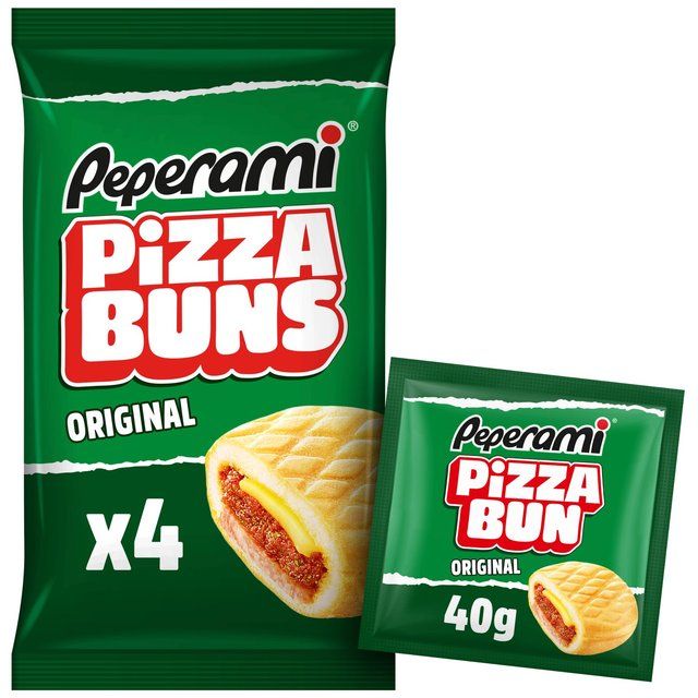 Peperami Pizza Buns Original   4 x 40g