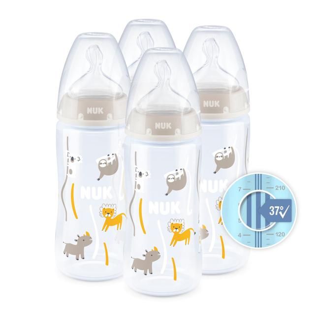 NUK First Choice+ 300ml Temperature Control Bottle with Silicone Teat 4   4 per pack GOODS M&S   