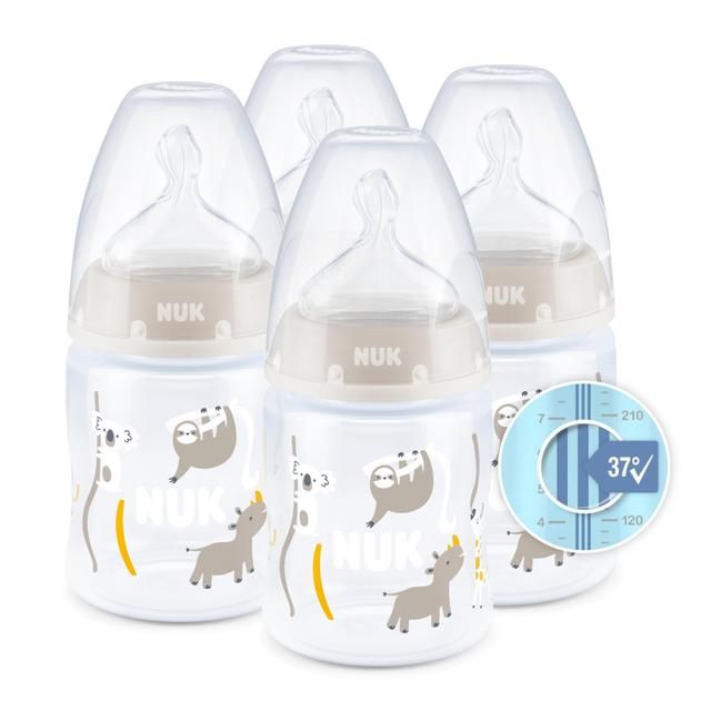 NUK First Choice+ 150ml Temperature Control Bottle with Silicone Teat 4   4 per pack GOODS M&S   