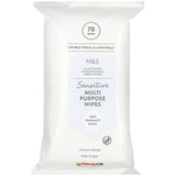 M&S Sensitive Multi Surface Wipes   70 per pack GOODS M&S   