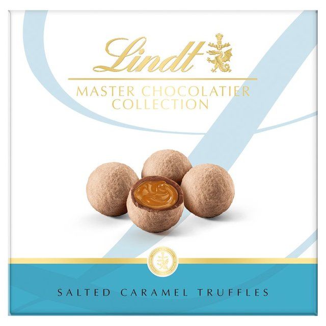 Lindt Master Chocolatier Salted Caramel Truffles Box   135g GOODS M&S   