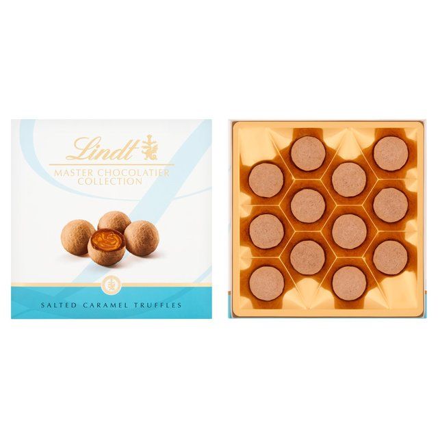 Lindt Master Chocolatier Salted Caramel Truffles Box   135g