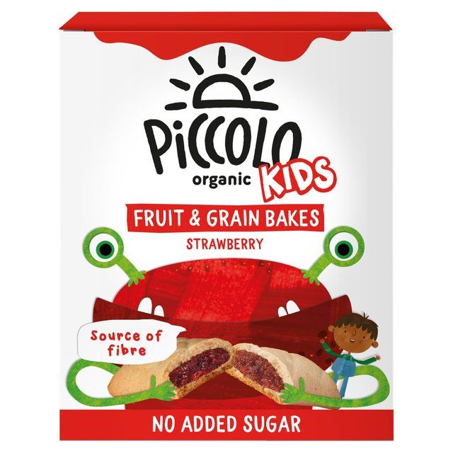 Piccolo Organic Kids Strawberry Fruit & Grain Bars   6 x 22g GOODS M&S   