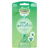 Wilkinson Sword myIntuition Xtreme 3 Sensitive Disposable Women's Razors   4 per pack GOODS M&S   