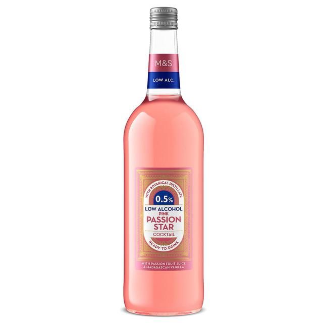 M&S Low Alcohol Pink Passion Star Cocktail   750ml