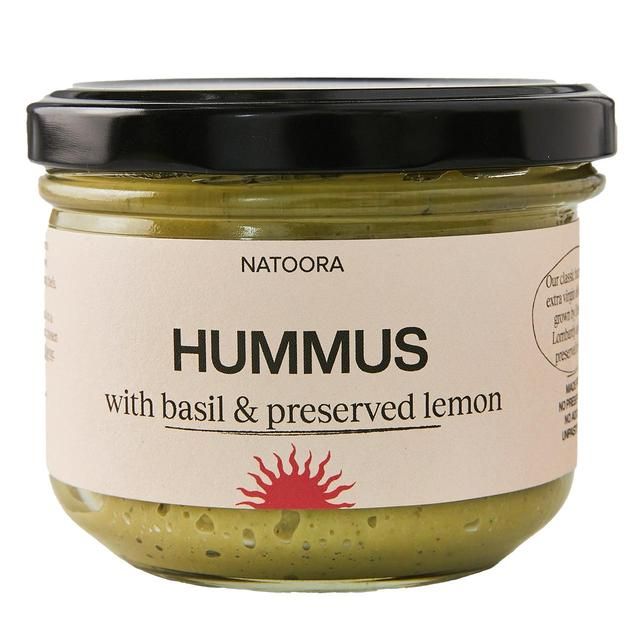 Natoora Hummus with Basil & Preserved Lemon   185g