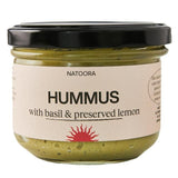 Natoora Hummus with Basil & Preserved Lemon   185g GOODS M&S   