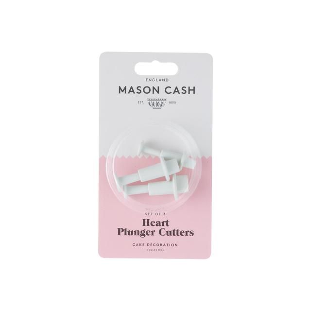 Mason Cash Set of 3 Mini Heart Plungers   3 per pack GOODS M&S   