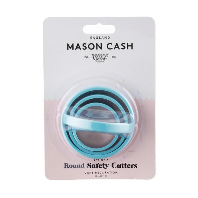 Mason Cash Set of 3 Round Safety Cutters   3 per pack