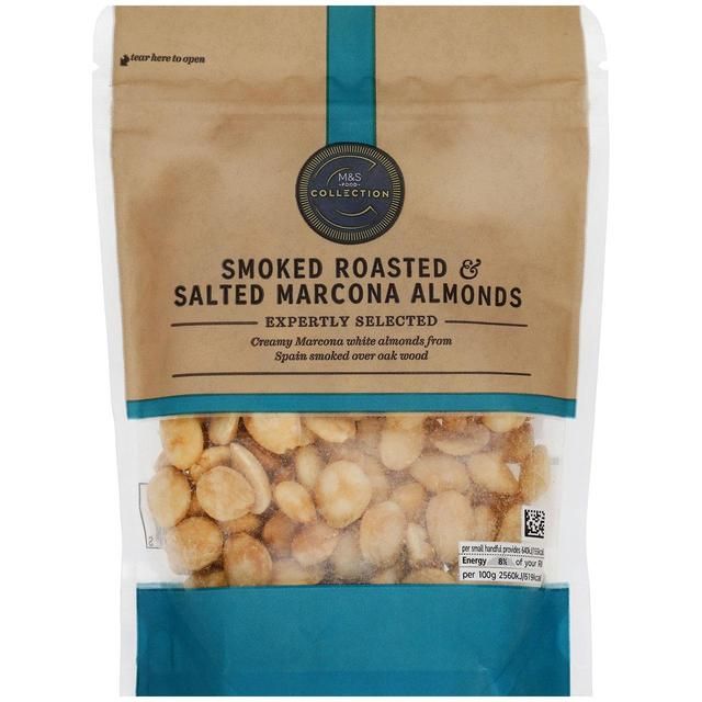 M&S Collection Smoked Roasted & Salted Marcona Almonds   150g GOODS M&S   