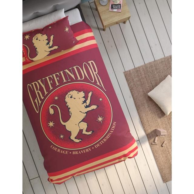 M&S Gryffindor Bedset Burgundy