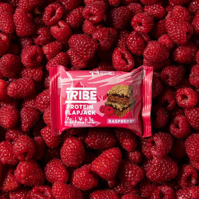 TRIBE Protein Flapjack - Raspberry   3 x 38g GOODS M&S   