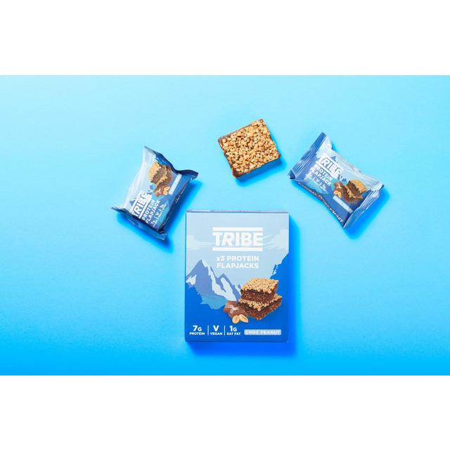 TRIBE Protein Flapjack - Choc Peanut   3 x 38g