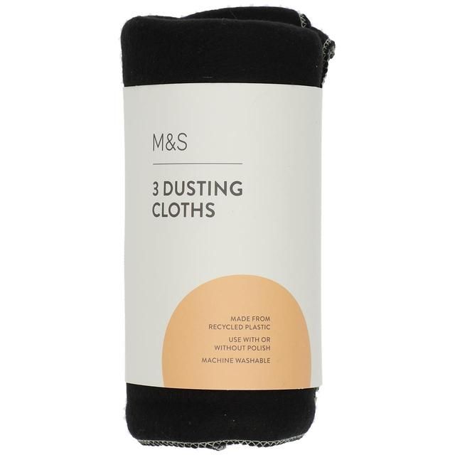 M&S 3 Dusting Cloths   3 per pack GOODS M&S   