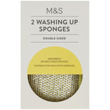 M&S 2 Washing Up Sponges   2 per pack GOODS M&S   