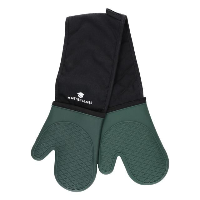 MasterClass Silicone Double-Sided Oven Glove Green