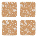 Natural Elements Set of 4 Biodegradable Cork Coasters 12 x 12cm GOODS M&S   