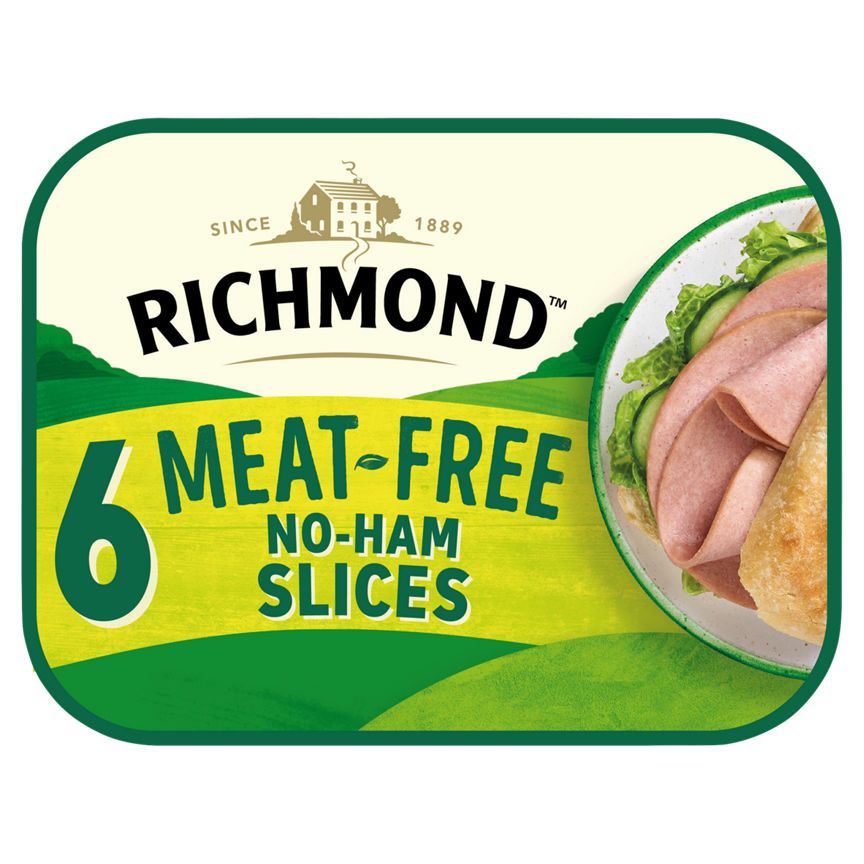 Richmond Meat-Free 6 Honey Roast Ham Style Slices 90g