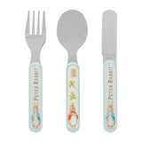 Peter Rabbit Classic 3 Piece Metal Cutlery Set GOODS M&S   